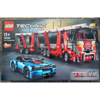 Конструктор автовоз с машиной Lego Technic 42098 для детей от 11 лет (2493 детали)