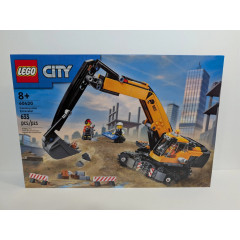 LEGO City Construction Excavator 60420 set for kids 8+ (3 minifigures, 633 pieces)