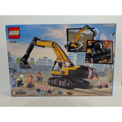 Конструктор LEGO City Будівельний Екскаватор 60420 для дітей 8+ (3 мініфігурки 633 деталі)