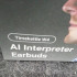 Timekettle W4 AI Translation Earbuds with Auto-Correction Function (Case Included)