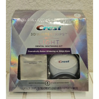 Набір для відбілювання зубної емалі Crest 3D Whitestrips With Light (20 смужок на 10 процедур і світлодіодна LED-лампа)
