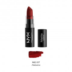 Губная помада с матовым финишем NYX Professional Makeup Matte Lipstick MLS07 Alabama (4.5 г)