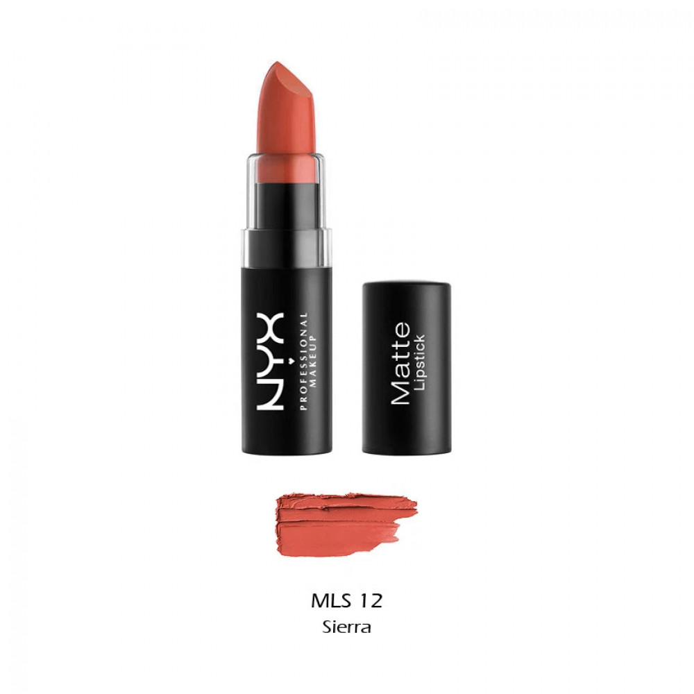 Matte finish lipstick NYX Professional Makeup Matte Lipstick MLS12 Sierra (4.5 g)
