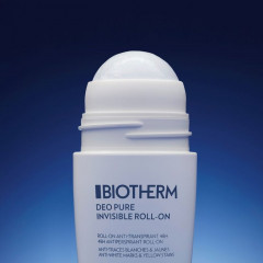 Roll-on antiperspirant for women against yellow and white stains Biotherm Deo Pure Invisible Roll-On 75 ml