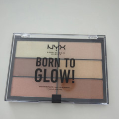 Палитра сухих хайлайтеров для контуринга NYX Professional Makeup Born to Glow BTGHP01 6 x 4.8 г