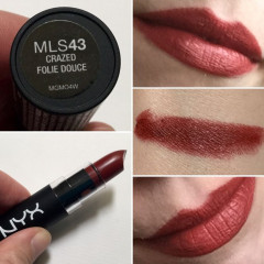 Губна помада з матовим фінішем NYX Professional Makeup Matte Lipstick MLS43 Crazed (4.5 г)
