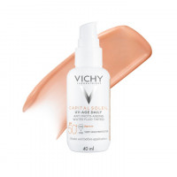 Тонирующий флюид против фотостарения кожи с SPF 50+ Vichy Capital Soleil UV-Age Daily Pigment Light 40 мл