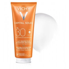 Зволожуюче молочко від сонця з гіалуроновою кислотою Vichy Capital Soleil Invisible Protective Milk SPF 30 об'єм 300 мл