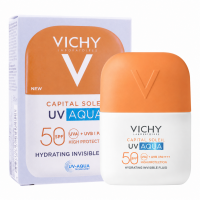 Зволожуюча емульсія від сонця Vichy Capital Soleil UV Aqua Hydrating Invisible Fluid SPF 50 флакон 50 мл