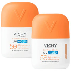 Зволожуюча емульсія від сонця Vichy Capital Soleil UV Aqua Hydrating Invisible Fluid SPF 50 флакон 50 мл