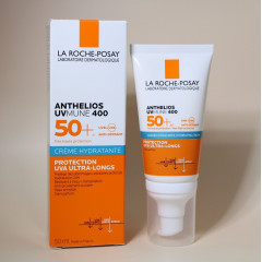 Денний зволожуючий крем з SPF 50+ для сухої та чутливої шкіри La Roche-Posay Anthelios UVMune 400 Hydrating Cream 50 мл
