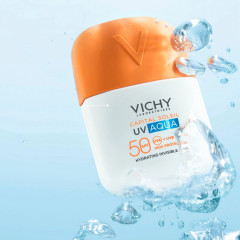 Зволожуюча емульсія від сонця Vichy Capital Soleil UV Aqua Hydrating Invisible Fluid SPF 50 флакон 50 мл