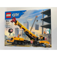 Конструктор велика будівельна техніка LEGO City Жовтий мобільний кран 60409 для дітей від 9 років (1116 елементів, 4 мініфігурки в комплекті)