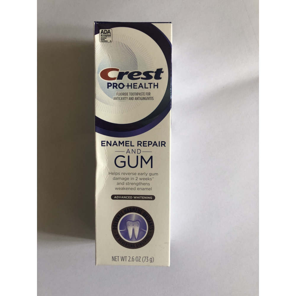 Whitening toothpaste against cavities and gingivitis Crest Pro-Health Gum and Enamel Restore with fluoride 73 g