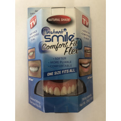Временные косметические виниры для верхнего зубного ряда Instant Smile Comfort Fit Flex Natural Shade (естественный белый тон)