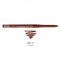Automatic waterproof lip pencil NYX Retractable Lip Liner MPL17 Cocoa