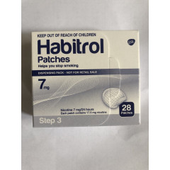 Нікотиновий пластир для зниження тяги до куріння Habitrol 7 мг 28 шт Крок 3