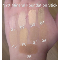 Mineral Stick Foundation with Minerals for Very Fair Skin NYX Professional Makeup Mineral Stick Foundation MSF03 Light 6g