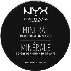 Loose powder with minerals against oily shine NYX Professional Makeup Mineral Finishing Powder MFP01 shade Light/Medium 8 g