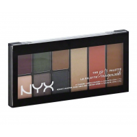 NYX Professional Makeup Go-To Palette Bon Voyage GTP02 face and eye makeup palette (set of 6 eyeshadows, blush, highlighter, and bronzer)