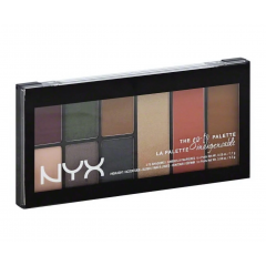 Палетка для макияжа лица и глаз NYX Professional Makeup Go-To Palette Bon Voyage GTP02 (набор 6 теней румяна хайлайтер и бронзер)
