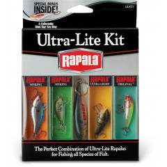 Ексклюзивний набір воблерів для ультралайтової ловлі Rapala Ultra-Lite Kit ULKT1 набір 4 приманки