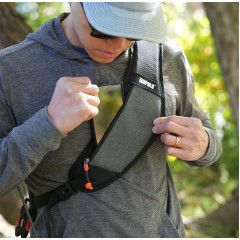 Fishing backpack for tackle Rapala Venture 8 Backpack RV8SP capacity 8 liters black-gray melange