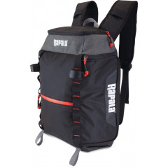 Рюкзак рыболовный для снастей Rapala Venture 13 Backpack RV13BP объемом 13 литров черно-серый меланж