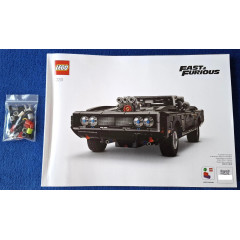 Конструктор для взрослых LEGO Technic Fast and Furious Dodge Charger R/T (42231) Гоночный автомобиль 1516 элементов