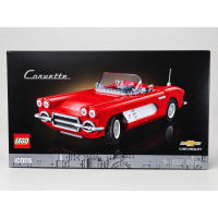 Колекційний конструктор LEGO Icons Chevrolet Corvette 10321 спортивний ретро-автомобіль червоного кольору 1210 елементів