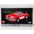 Коллекционный конструктор LEGO Icons Chevrolet Corvette 10321 спортивный ретро-автомобиль красного цвета 1210 элементов