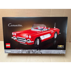 Колекційний конструктор LEGO Icons Chevrolet Corvette 10321 спортивний ретро-автомобіль червоного кольору 1210 елементів