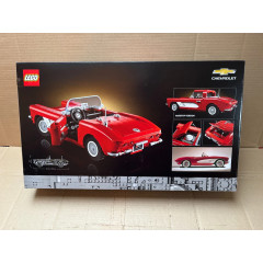 Колекційний конструктор LEGO Icons Chevrolet Corvette 10321 спортивний ретро-автомобіль червоного кольору 1210 елементів