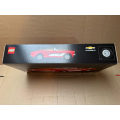 Колекційний конструктор LEGO Icons Chevrolet Corvette 10321 спортивний ретро-автомобіль червоного кольору 1210 елементів
