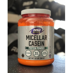 Протеин казеиновый NOW Foods Sports Micellar Casein спортивное питание для набора мышечной массы и восстановления мышц порошок 816 г