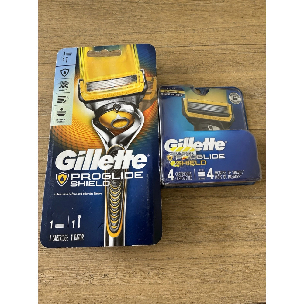 Бритвенный набор Gillette ProGlide Shield (1 станок + 5 запасных картриджей)