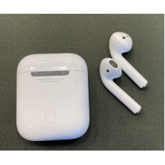 Used Apple AirPods A1523 wireless headphones with charging case (1st generation)