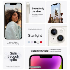 Смартфон Apple iPhone 14 EU 128GB Starlight