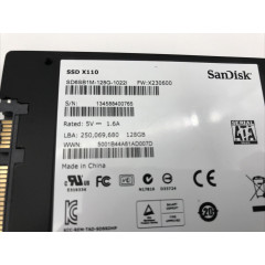 SSD SANDISK X110 128GB 2.5" SATA III (SD6SB1M-128G-1022I)