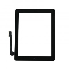 Touchscreen IPS display with a black screen for Apple iPad tablets.