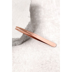 Пинцет для бровей Tweezerman Studio Collection Rose Gold Slant Tweezer