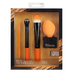 Набір кистей REAL TECHNIQUES 5 TOOLS FLAWLESS COMPLEXION PROFESSIONAL MAKEUP BRUSH SET