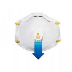 Респіратор (захисна маска лицьова) 3M™ 8511 Respirator with Cool Flow™ Valve (1 шт)
