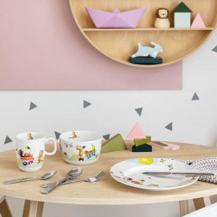Набор посуды и столовых приборов Villeroy & Boch для детей Hungry as a Bear из 7 предметов