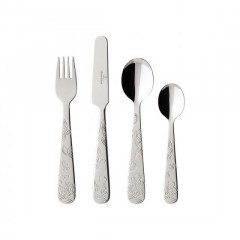 Set of children's cutlery Villeroy & Boch Hungry as a Bear, 4 pieces.