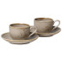 Coffee set for espresso Villeroy & Boch Group StoneWare - 4 pieces.