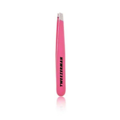 Пінцет для брів Tweezerman Petite Mini Slant відтінок Neon Pink, міні розмір
