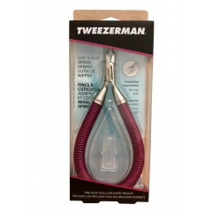 Cuticle Nippers Tweezerman Grip & Snip Spiral Spring