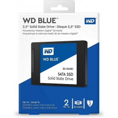 Solid state internal SSD Western Digital SATA 2TB (WDS200T2B0A) WD Blue 2.5 SATA III
