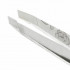 Tweezerman Studio Collection Eyebrow Tweezers with slanted tip.